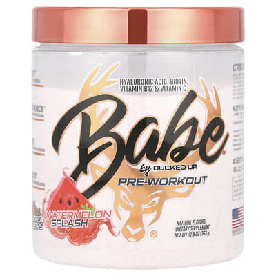 Babe™, Pre-Workout, Watermelon Splash, 13 oz (369 g)