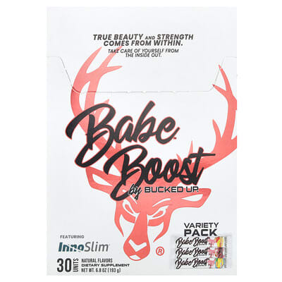 Babe, Boost, Variety Pack, 30 Packets, 0.2 oz Each