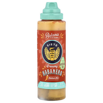 Соус Siete Creamy Habanero Botana, Medium-Hot 8.5 oz (241 g)