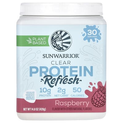 Протеин Sunwarrior Clear Protein Refresh, Raspberry, 14.8 oz (420 g)
