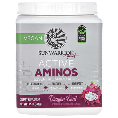Sport, Active Aminos, драгонфрут, 1.25 lbs (570 g)