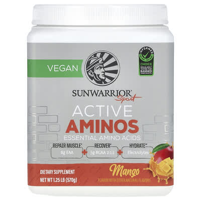 Sport, Active Aminos, манго, 1.25 lb (570 g)
