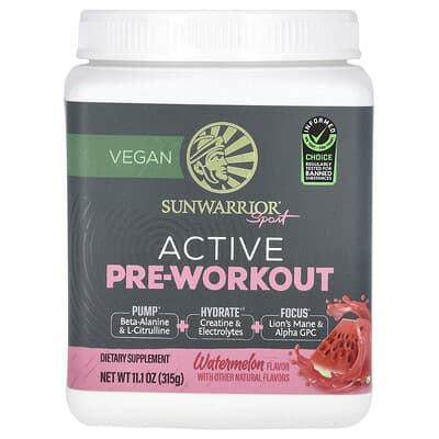 Active, Pre-Workout, Watermelon, 11.1 oz (315 g)