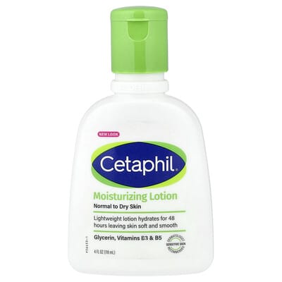 Увлажняющий лосьон для нормальной и сухой кожи, без отдушек, 4 fl oz (118 ml)