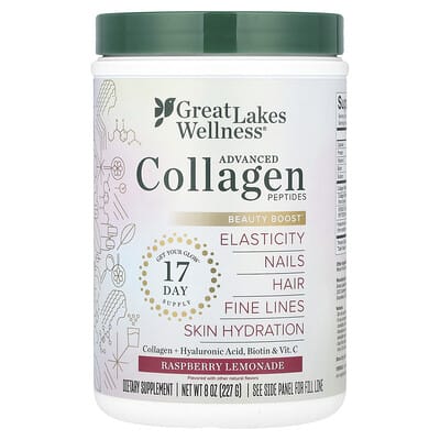 Коллаген Advanced Collagen Peptides, Raspberry Lemonade, 8 oz (227 g)