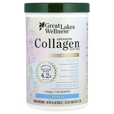 Коллаген Great Lakes Wellness, Vanilla, 400 g