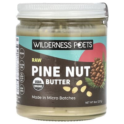 Raw Pine Nut Butter, 8 oz (227 g)