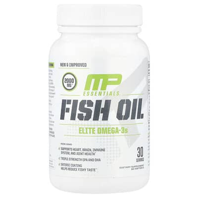 Добавка MusclePharm Essentials® Fish Oil 60 Softgels (1,000 mg per Softgel)