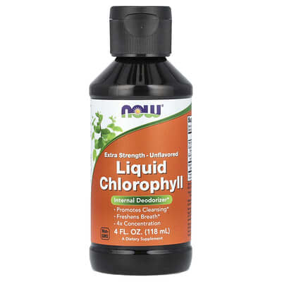 Жидкий хлорофилл, без вкуса, 4 fl oz (118 ml)