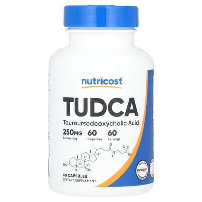 TUDCA, 250 mg, 60 капсул