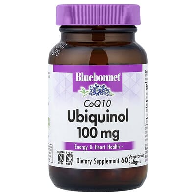 CoQ10 Ubiquinol, 100 mg, 60 вегетарианских мягких капсул