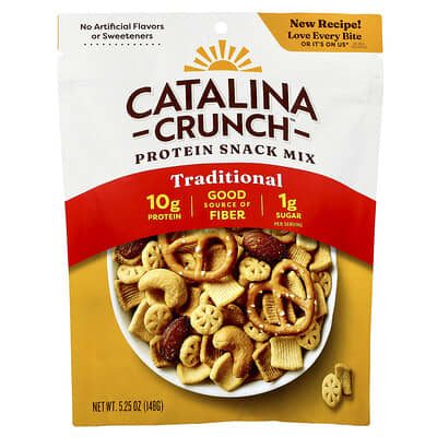 Смесь протеиновых снеков Catalina Crunch Traditional, 5.25 oz (148 g)