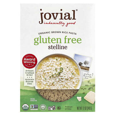 Organic Brown Rice Pasta, Stelline, 12 oz (340 g)