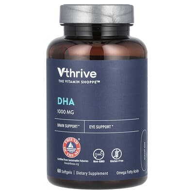 Vthrive DHA, 1,000 mg, 60 Softgels