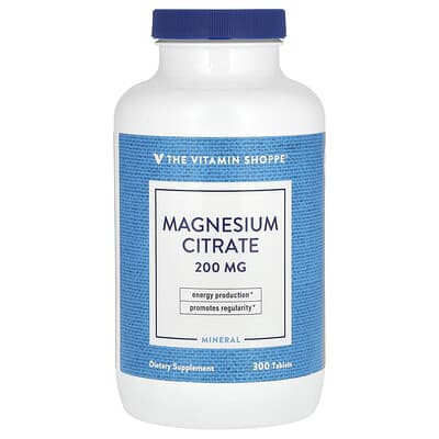 Цитрат магния, 200 mg, 300 таблеток
