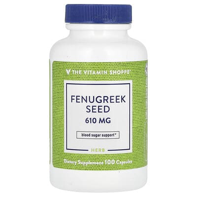 Семена пажитника, 610 mg, 100 Capsules