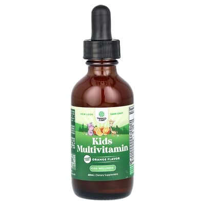 Детские мультивитамины Nature's Craft, без сахара, апельсин, 60 ml
