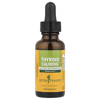 Успокаивающий комплекс Herb Pharm Thyroid Calming™, 1 fl oz (30 ml)