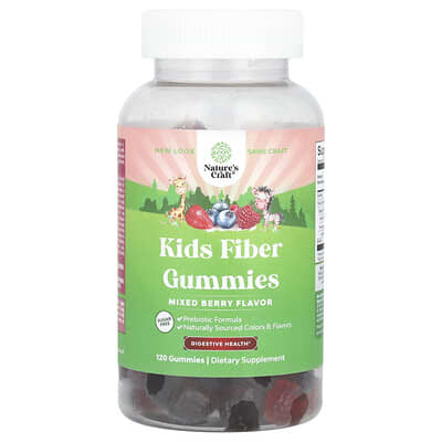 Детские мармеладные витамины Nature's Craft Sugar Free Mixed Berry 120 Gummies