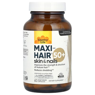 Maxi-Hair витамины для кожи и ногтей 50+ 60 вегетарианских капсул