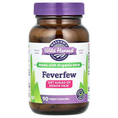 Feverfew, 90 веганских капсул (300 mg per Capsule)
