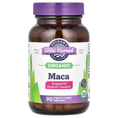 Органический мака, 90 веганских капсул (615 mg per Capsule)