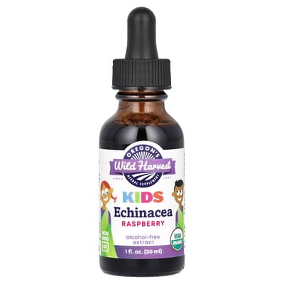 Детский экстракт Echinacea, Alcohol-Free, Raspberry, 1 fl oz (30 ml)