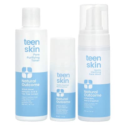 Набор для ухода за кожей лица Teen Skin, 3 предмета