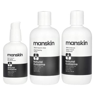 Man Skin, Everyday Face Kit, 3 Piece Kit
