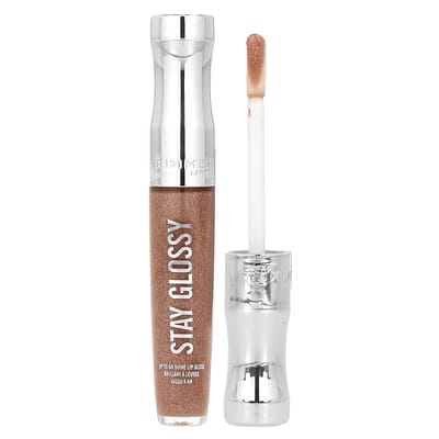 Rimmel London Stay Glossy блеск для губ, 125 Down To Gloss, 0.18 fl oz (5.5 ml)