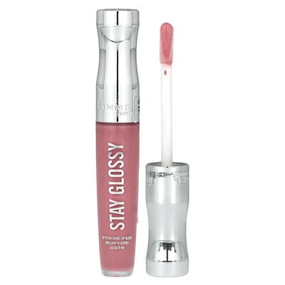Глянцевый блеск для губ Rimmel London Stay Glossy, 470 Perfect Peony, 0.18 oz (5.5 ml)