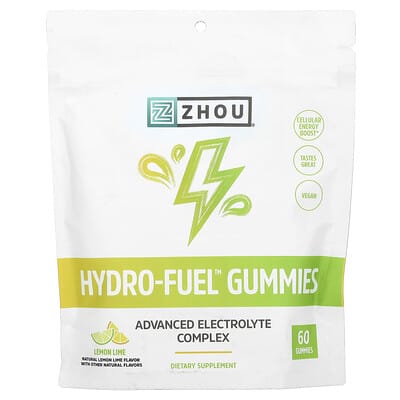 Желе Hydro-Fuel Gummies, Lemon Lime, 60 шт