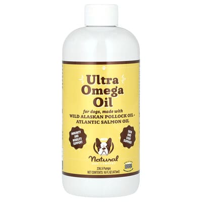 Natural Dog Company Масло Ultra Omega для собак, 16 fl oz (473 ml)