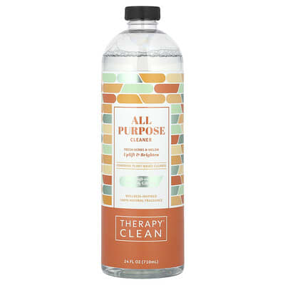 Универсальное чистящее средство, Fresh Herbs & Melon, 24 fl oz (710 ml)