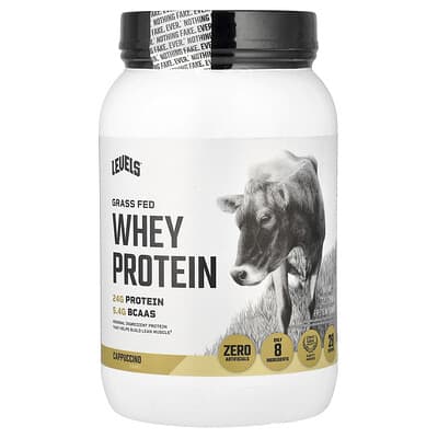 Сывороточный протеин Levels Grass Fed Cappuccino 2 lb (907 g)