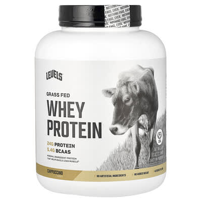 Сывороточный протеин Levels Grass Fed Cappuccino 5 lb (2.27 kg)