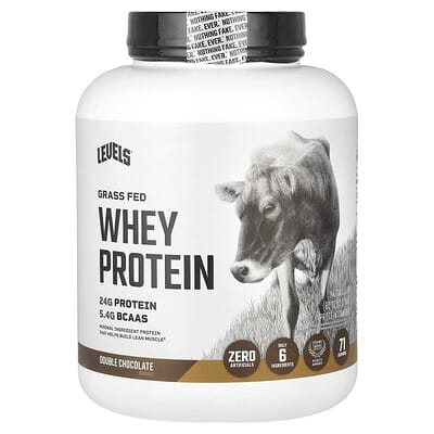 Сывороточный протеин Levels Grass Fed, Double Chocolate, 2.27 kg