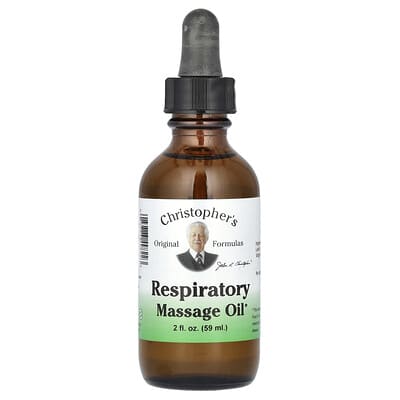 Масло для массажа Respiratory Massage Oil, 2 fl oz (59 ml)