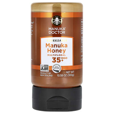 Squeezable Multifloral Manuka Honey, MGO 35+, 10.58 oz (300 g)