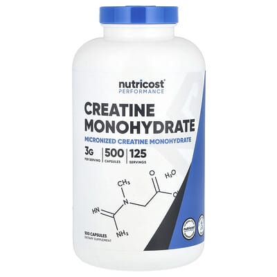 Performance, Creatine Monohydrate, 500 Capsules (0.75 g per Capsule)