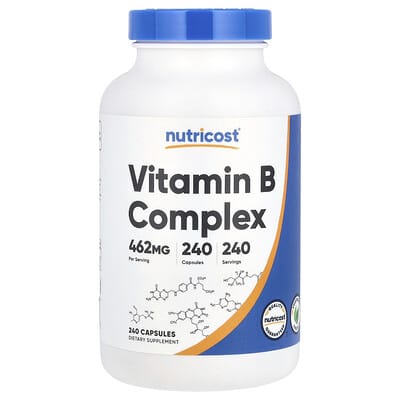 Комплекс витаминов группы B, 462 mg, 240 капсул