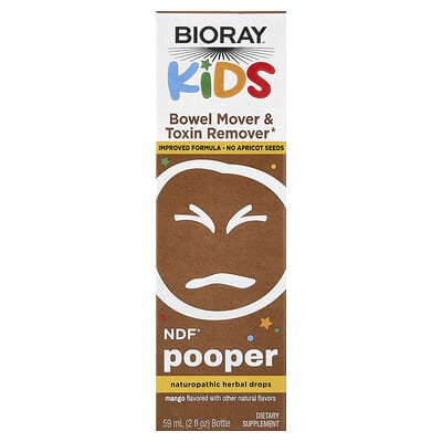 Детское средство NDF® Pooper, Mango, 2 fl oz (59 ml)