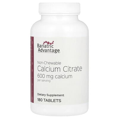 Non-Chewable Calcium Citrate, 180 Tablets
