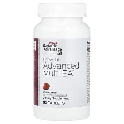 Мультивитамины Chewable Advanced Multi EA, клубника, 60 таблеток