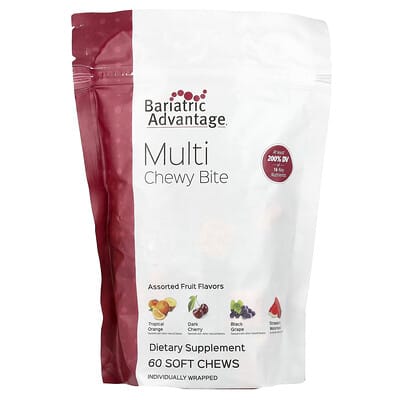 Multi Chewy Bite, Assorted Fruit , 60 Soft Chews