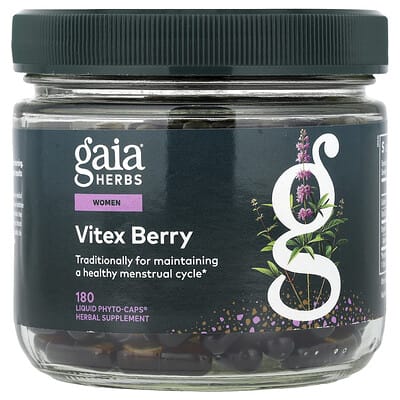 Женский, Vitex Berry, 180 жидких фитокапсул (500 mg на капсулу)