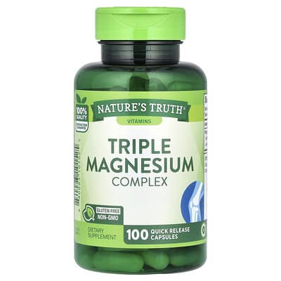 Комплекс Triple Magnesium, 100 капсул быстрого высвобождения (420 mg per Capsule)