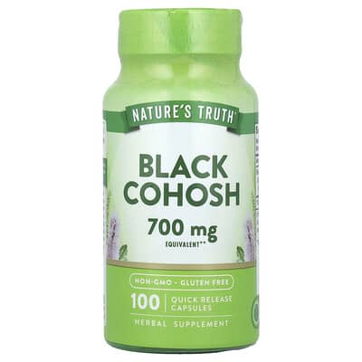 Black Cohosh Nature's Truth 700 mg, 100 капсул Quick Release