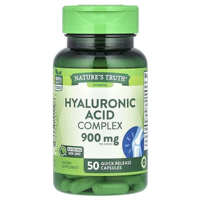 Nature's Truth Hyaluronic Acid Complex, 50 капсул быстрого высвобождения