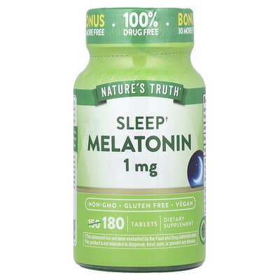 Мелатонин для сна, 1 mg, 180 таблеток